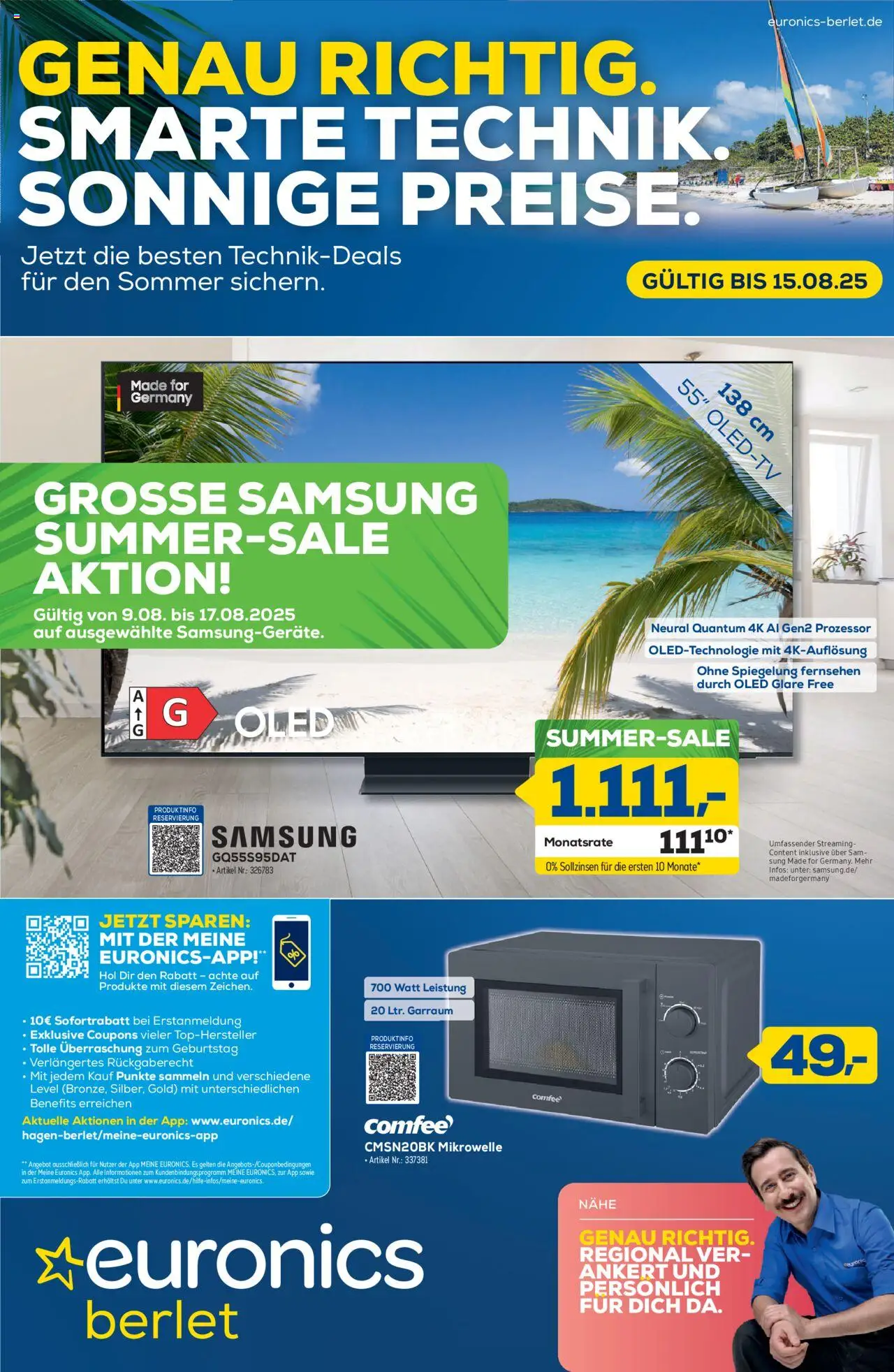 Euronics Aktuelle Angebote (vom 06.08.2025 - 15.08.2025)