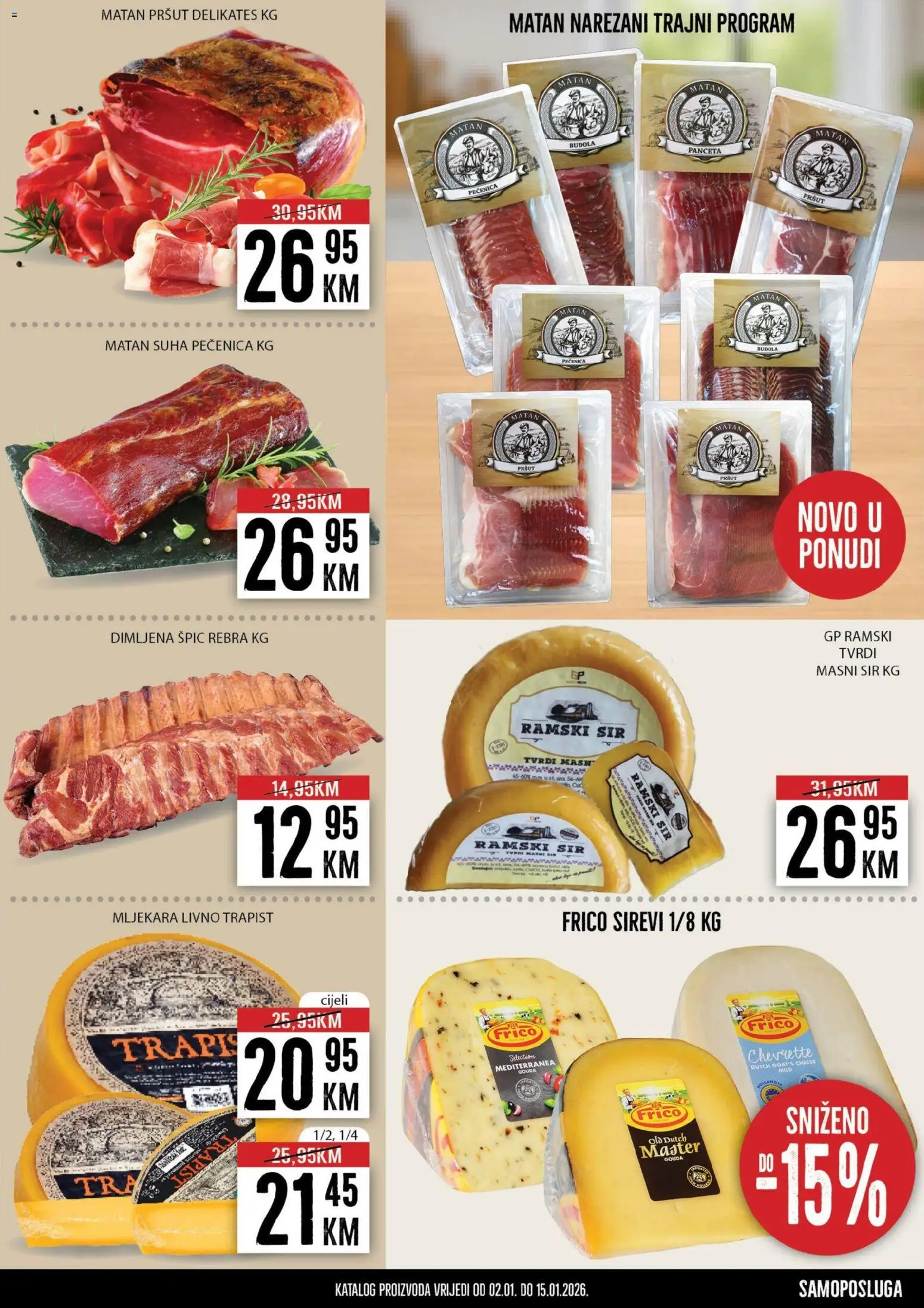 Pregled letka Katalog trgovine Prodex vrijedi od 2026.01.02