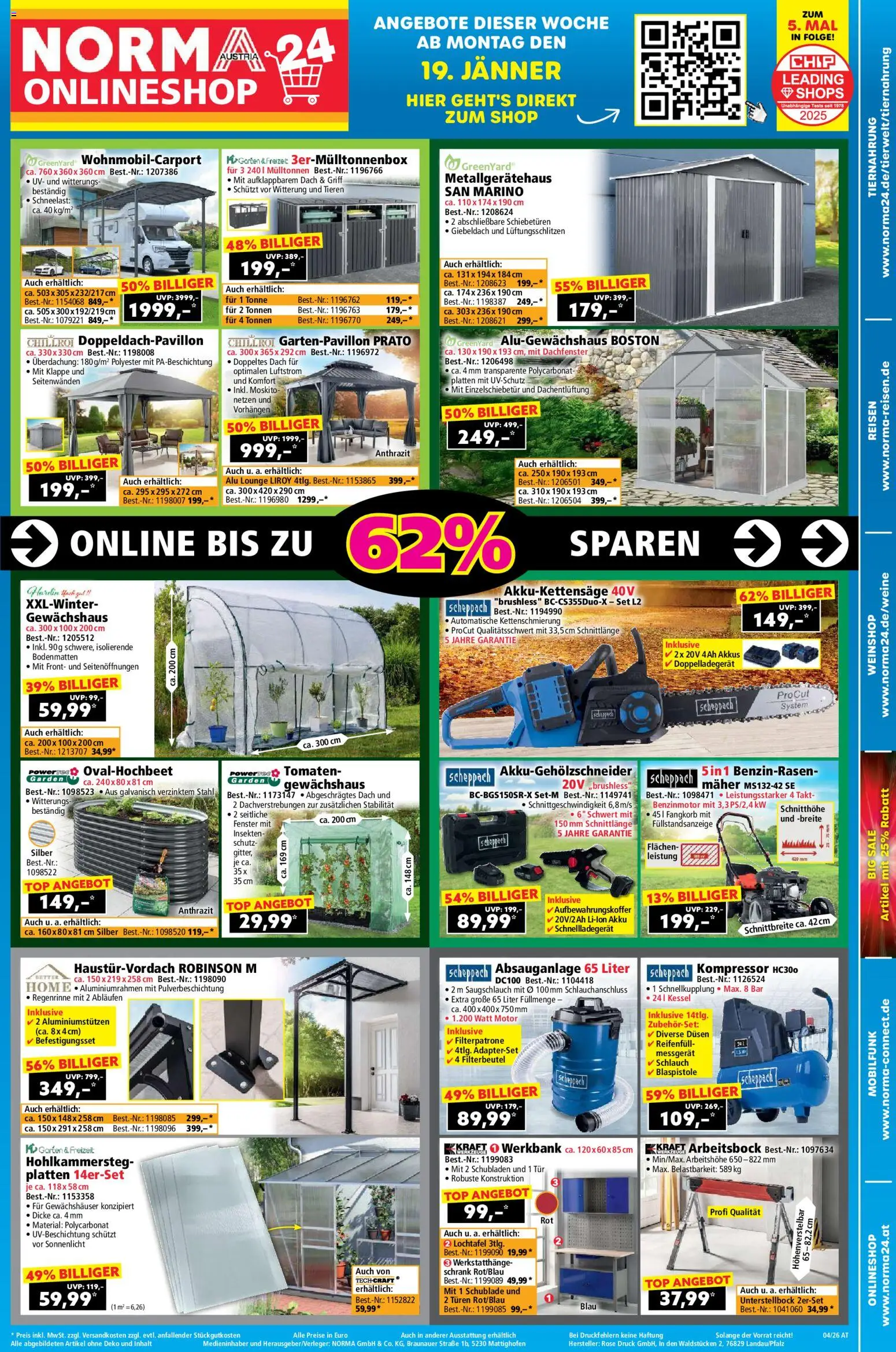 Vorschau der Angebote: Norma Online shop gültig ab 26.01.2026 - Schrank, Tomaten