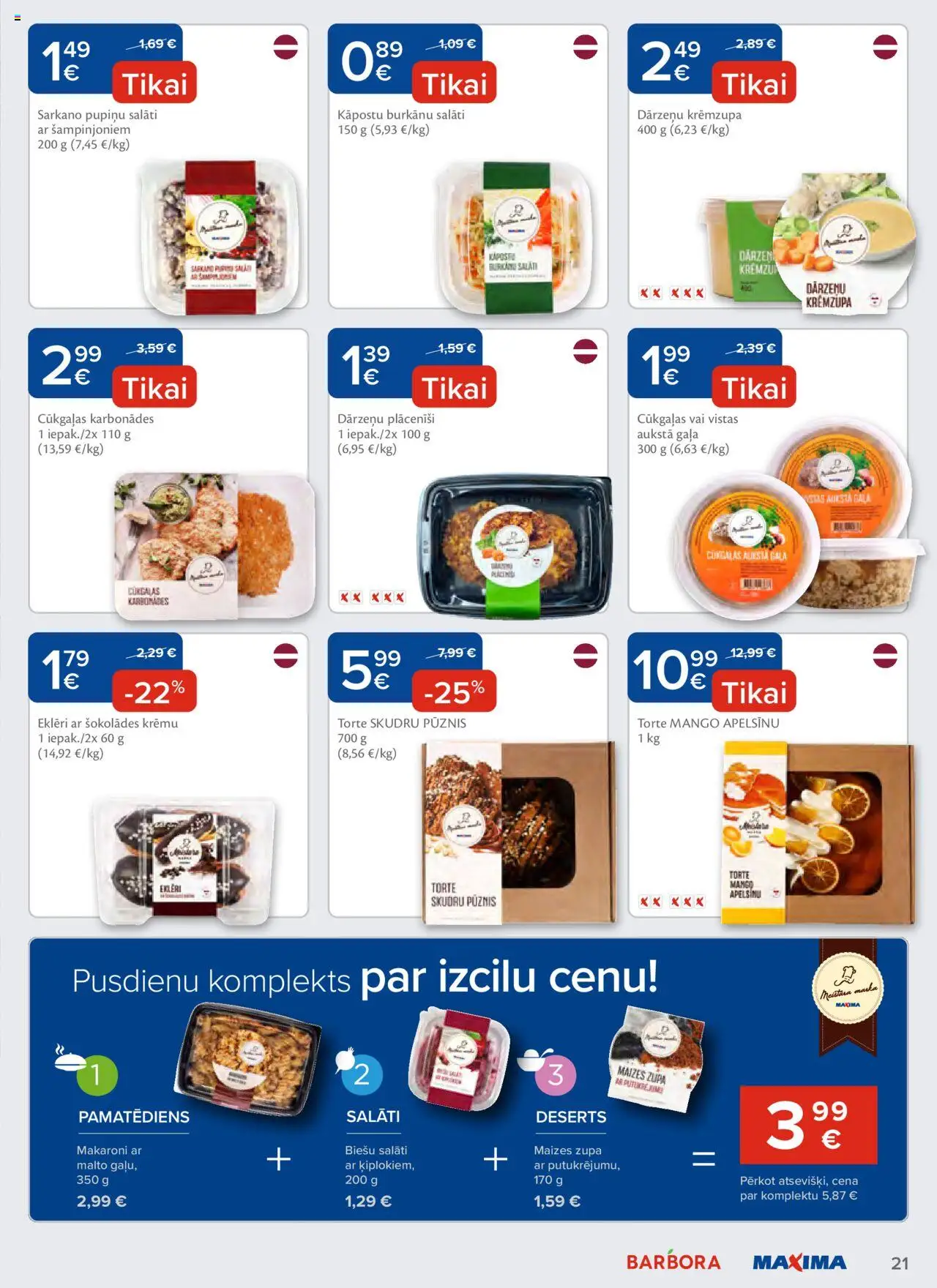 Skatīt Maxima akciju bukletu, derīgs no 2025.09.23