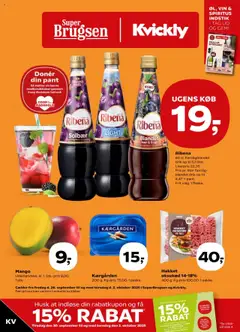Eksempel på tilbudsavis Tilbudsavis fra butik Kvickly gyldig fra 26/09/2025