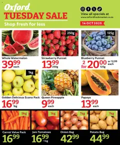 Preview of Oxford Freshmarket flyer valid from 14/10/2025