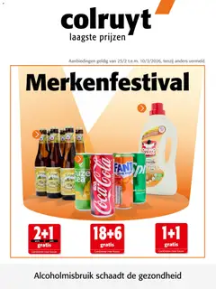 Voorbeeld van Folder van winkel Colruyt geldig vanaf 25/02/2026