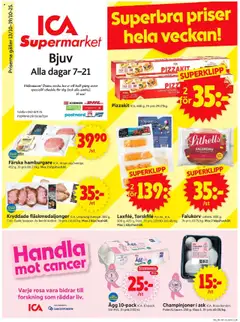 Förhandsgranska reklamblad Bjuv från butik ICA Supermarket gäller från 13/10/2025