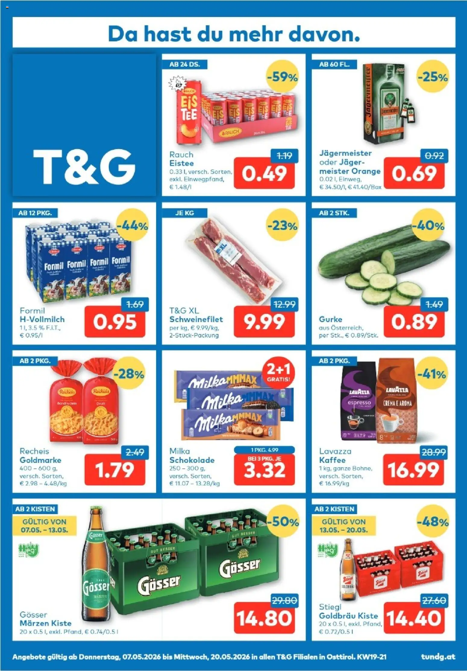 Vorschau der Angebote: T&G T&G Osttirol gültig ab 07.05.2026