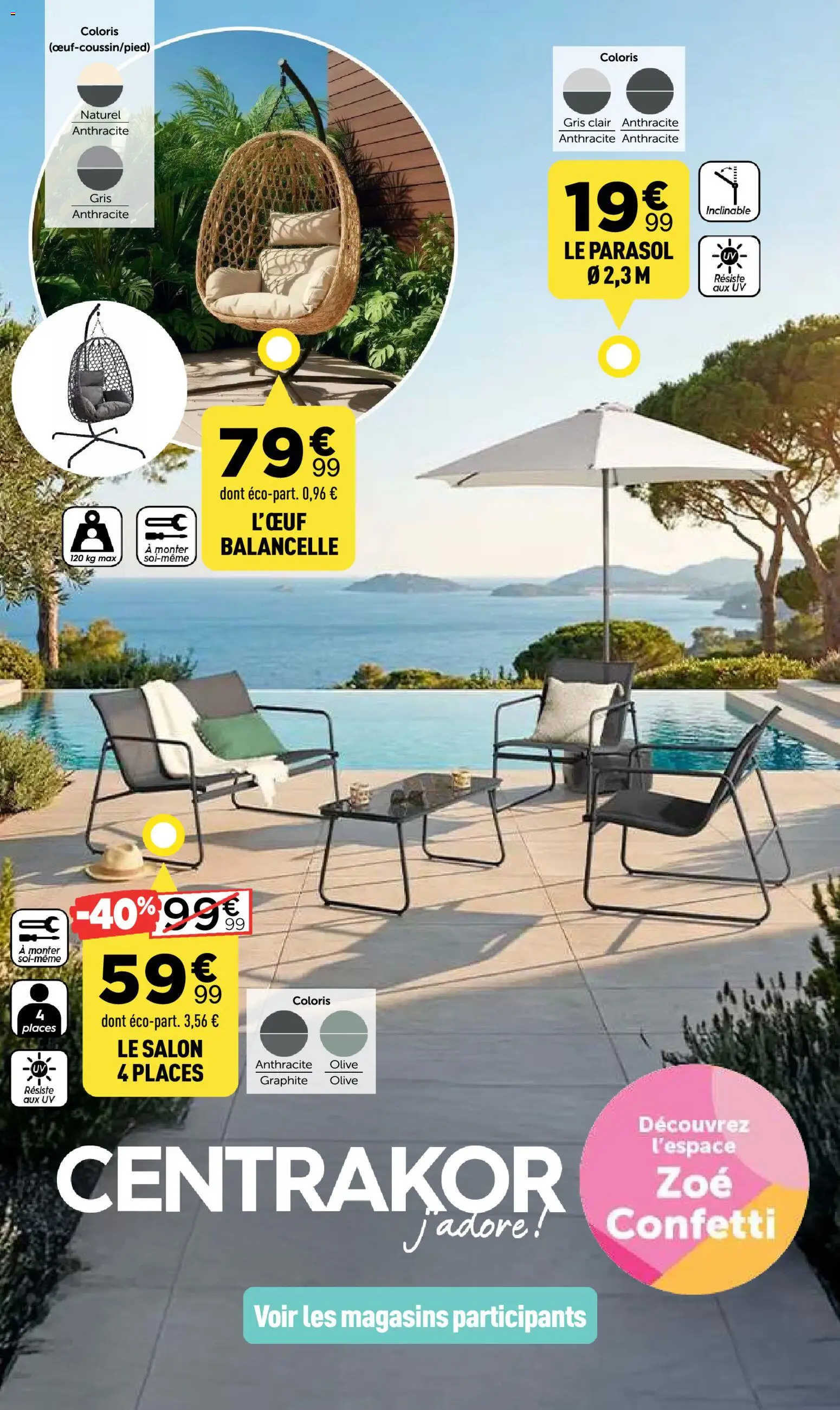 Prévisualisation de Centrakor catalogue recevoir avec style & tables d'été du magasin Centrakor formulaire valide 27/04/2026