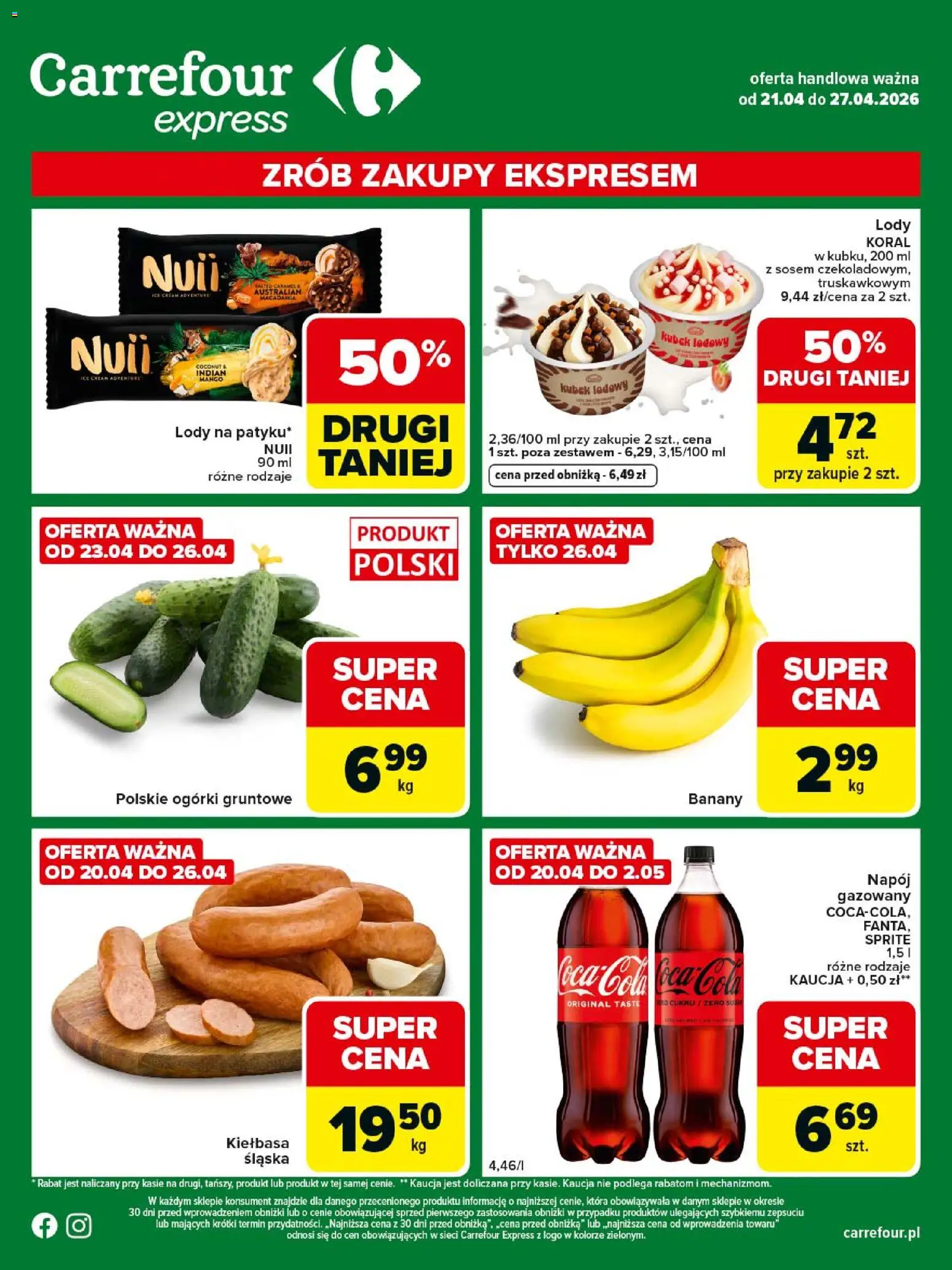 Pogląd gazetki "Carrefour gazetka - Express" ze sklepu Carrefour ważnej od 21.04.2026