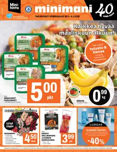 Kaupan Minimani Minimani tarjoukset esikatselu, voimassa 04/03/2026