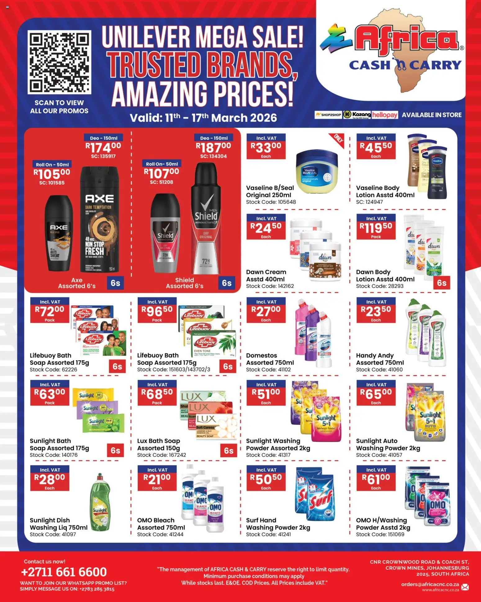 Preview of Africa Cash & Carry flyer valid from 11/03/2026