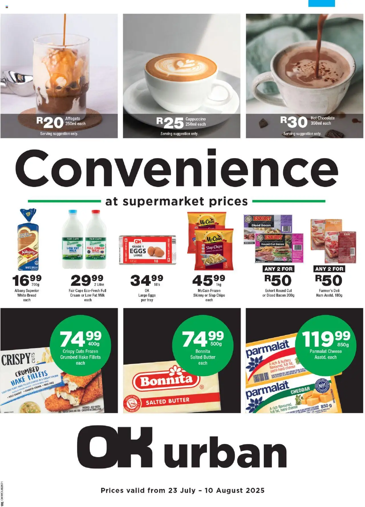 OK Foods Western Cape - OK Urban from 23/07 - 10/08/2025 > Promotions