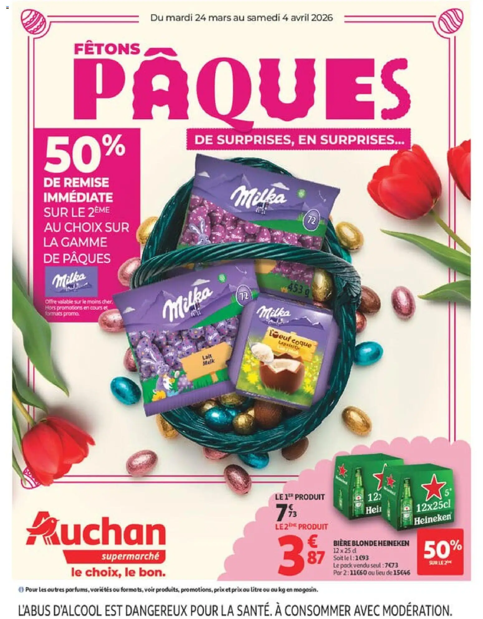 Prévisualisation de Auchan prospectus du magasin Auchan formulaire valide 24/03/2026