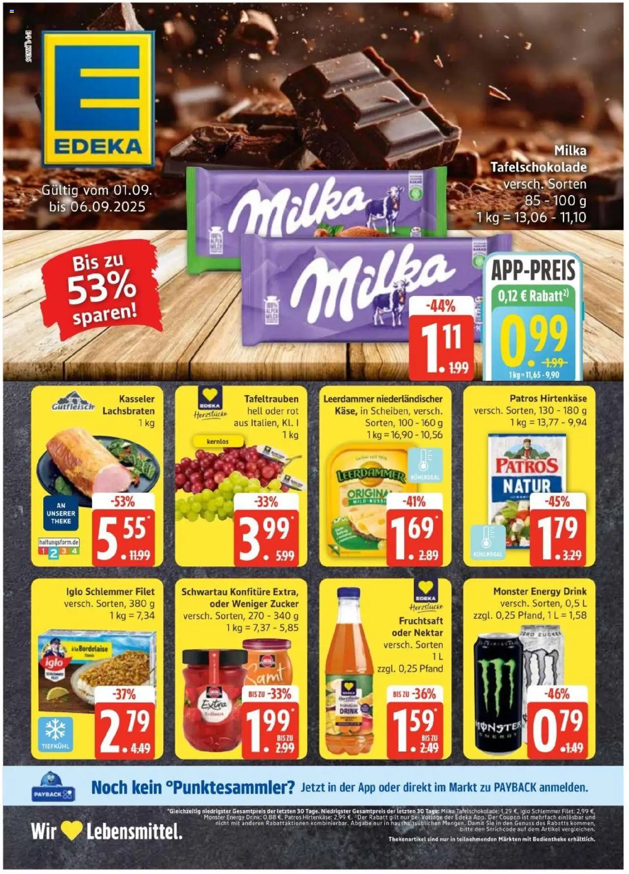 Edeka DE shop DE Folder geldig vanaf 01-09-2025 - Paginanummer 1