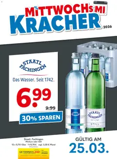 Vorschau von dem Prospekt des Geschäftes Getränkeland, gültig ab dem 25.03.2026