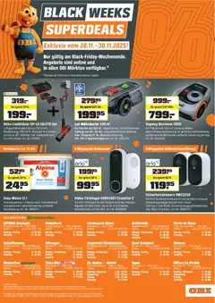 Vorschau des Merkblatts Black Friday vom Shop OBI gültig von 15.11.2025 bis 30.11.2025 | Seite: 16