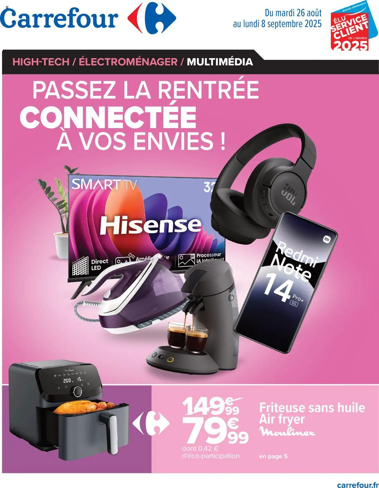 Passez la rentrée connectée à vos envies ! de la boutique Carrefour valable du 26/08/2025 - Page numéro 1