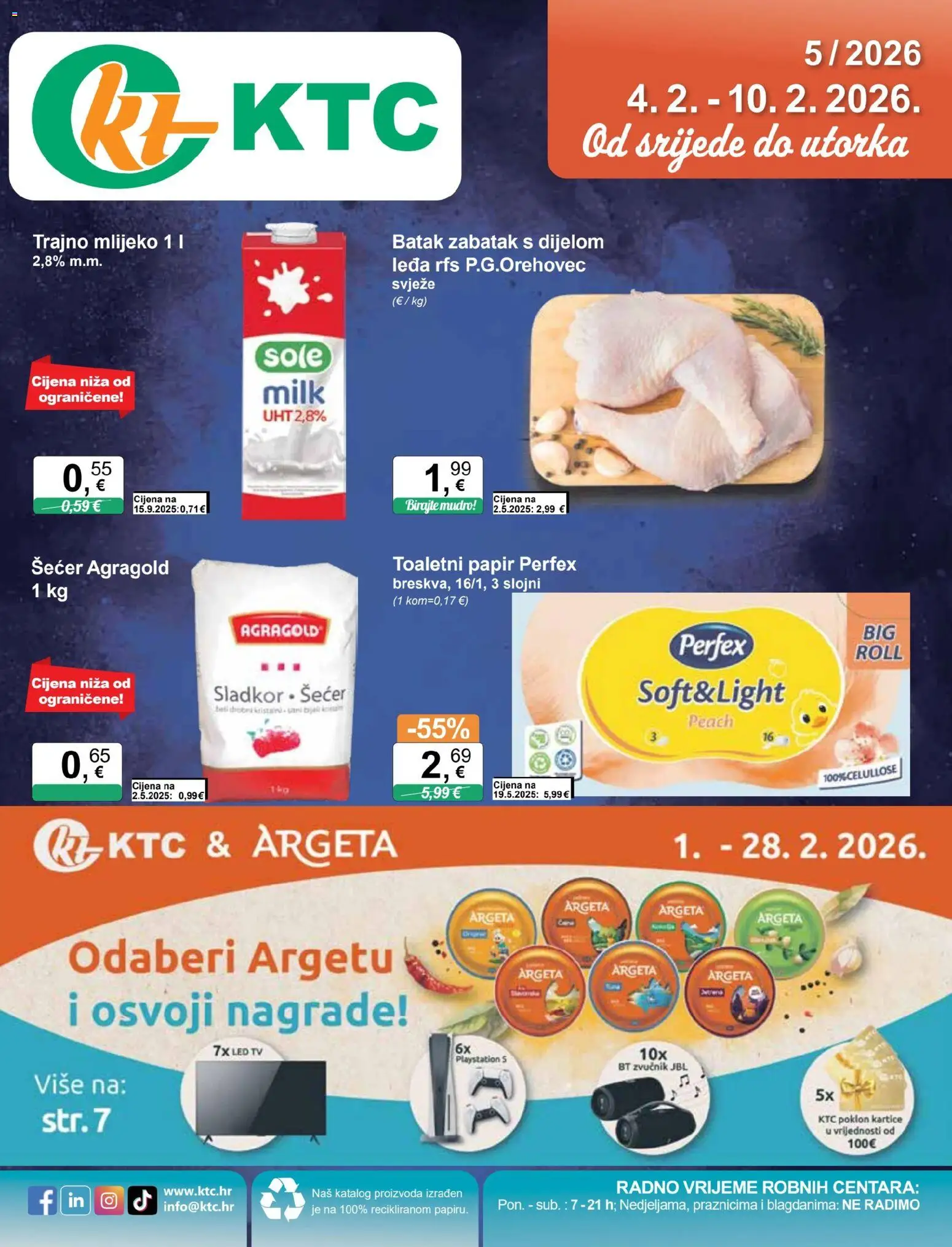 Pregled letka Katalog trgovine KTC vrijedi od 04.02.2026