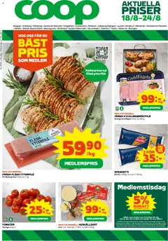 Förhandsgranska reklamblad Aktuella reklamblad Coop från butik Coop gäller från 18/08/2025
