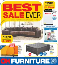 Preview of OK Furniture flyer valid from 17/09/2025
