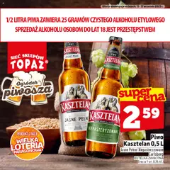 Pogląd gazetki "Ogródek Piwosza" ze sklepu Topaz ważnej od 11.09.2025