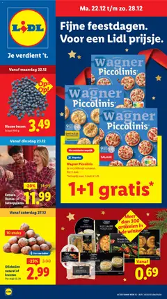 Voorbeeld van Folder week 52 van winkel Lidl geldig vanaf 22-12-2025
