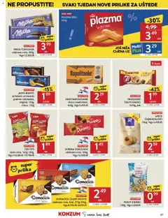 Pregled letka Katalog trgovine Konzum vrijedi od 06.08.2025 | Stranica: 17