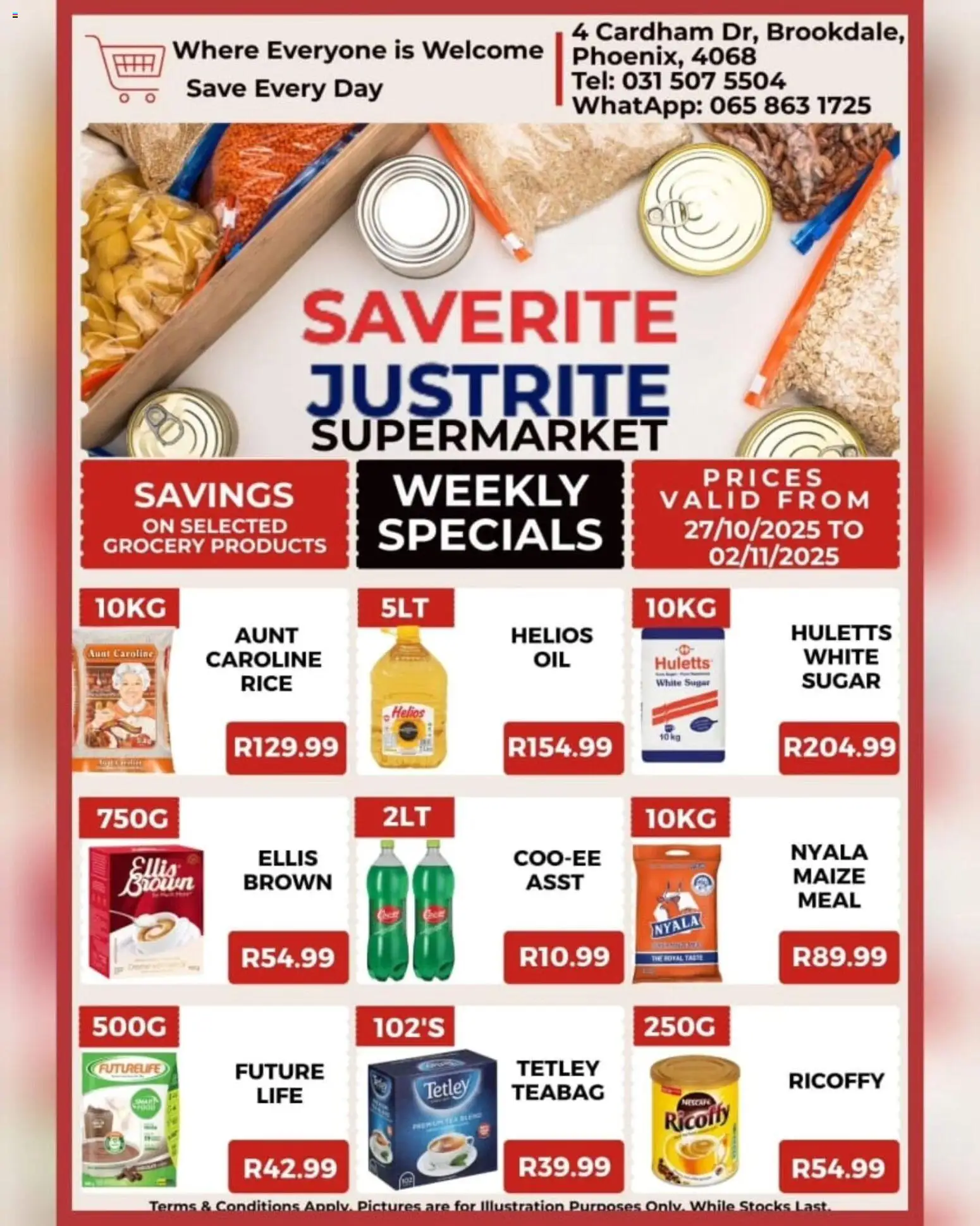 Saverite Specials from 27/10 - 02/11/2025 > Promotions