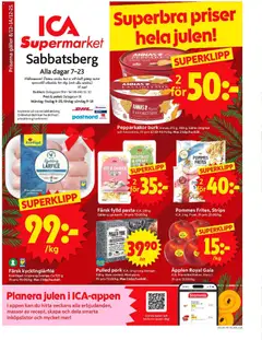 Förhandsgranska reklamblad Stockholm från butik ICA Supermarket gäller från 08/12/2025
