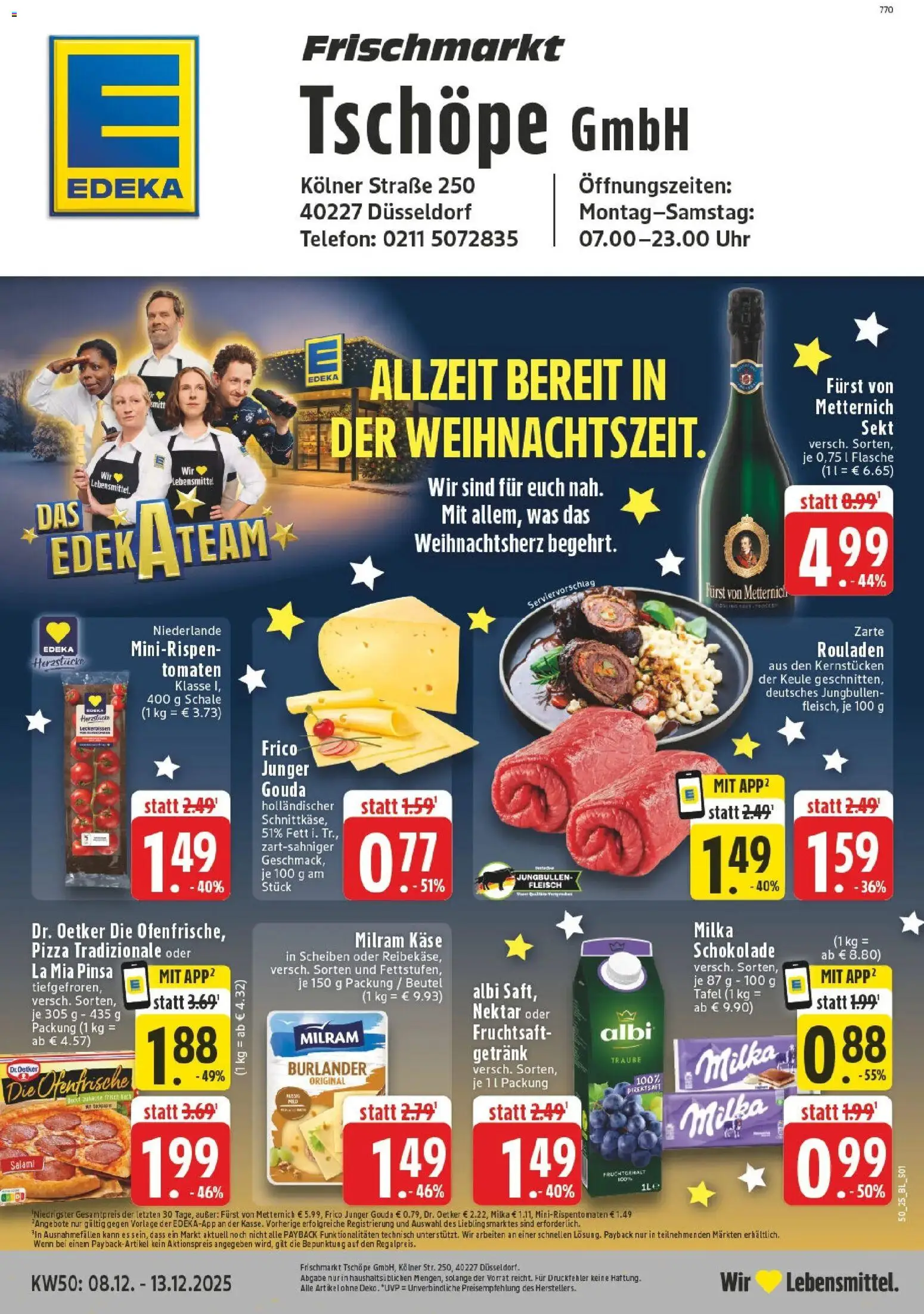 Vorschau von dem Prospekt des Geschäftes Edeka, gültig ab dem 07.12.2025