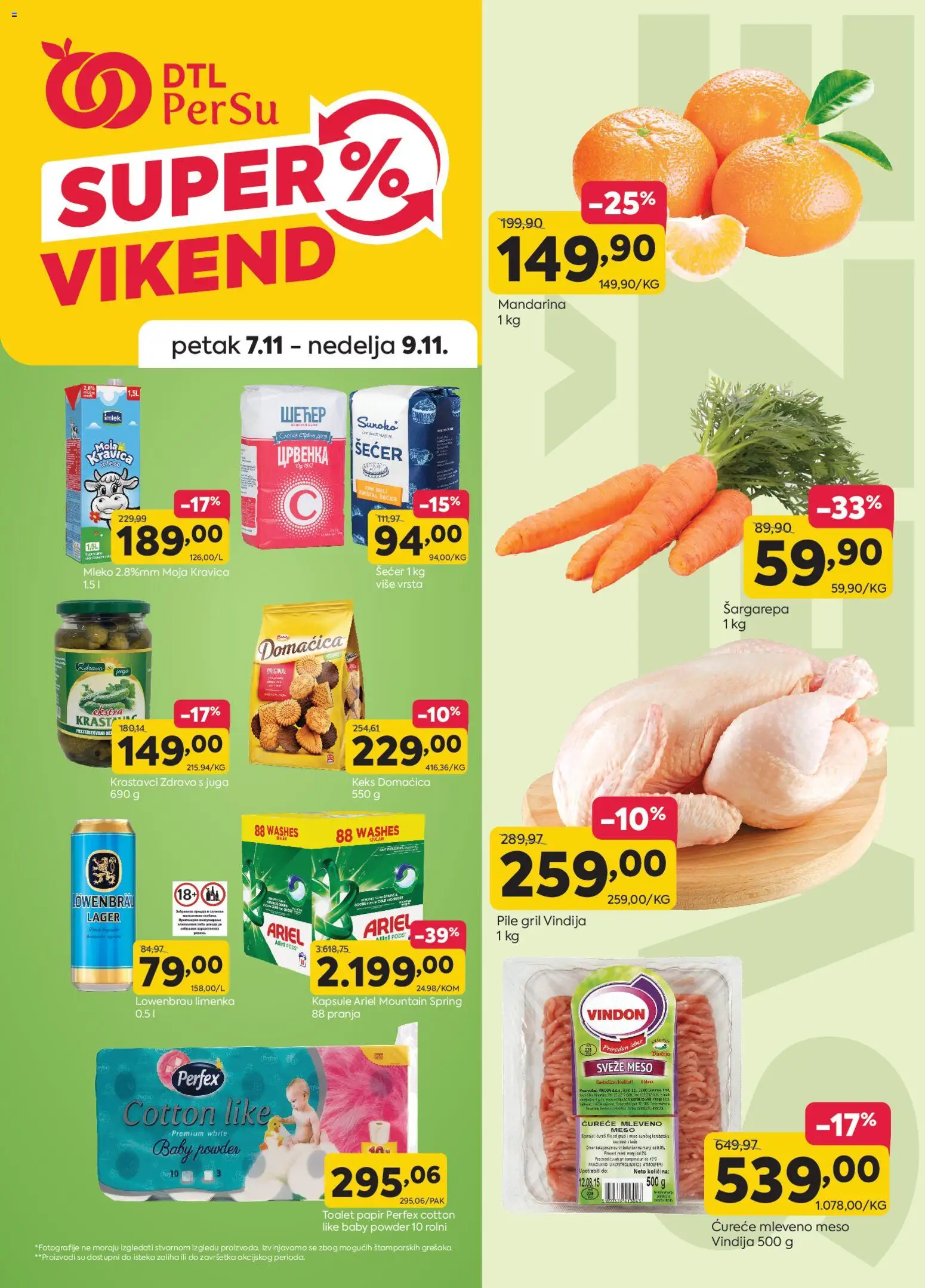 Pregled PerSu kataloga - važi od 07.11.2025