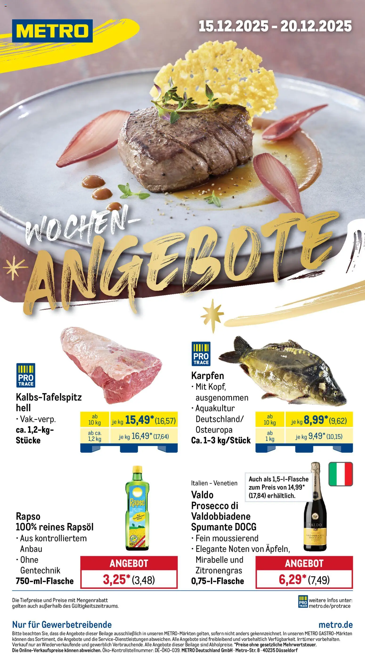 Vorschau von dem Prospekt des Geschäftes Metro, gültig ab dem 15.12.2025