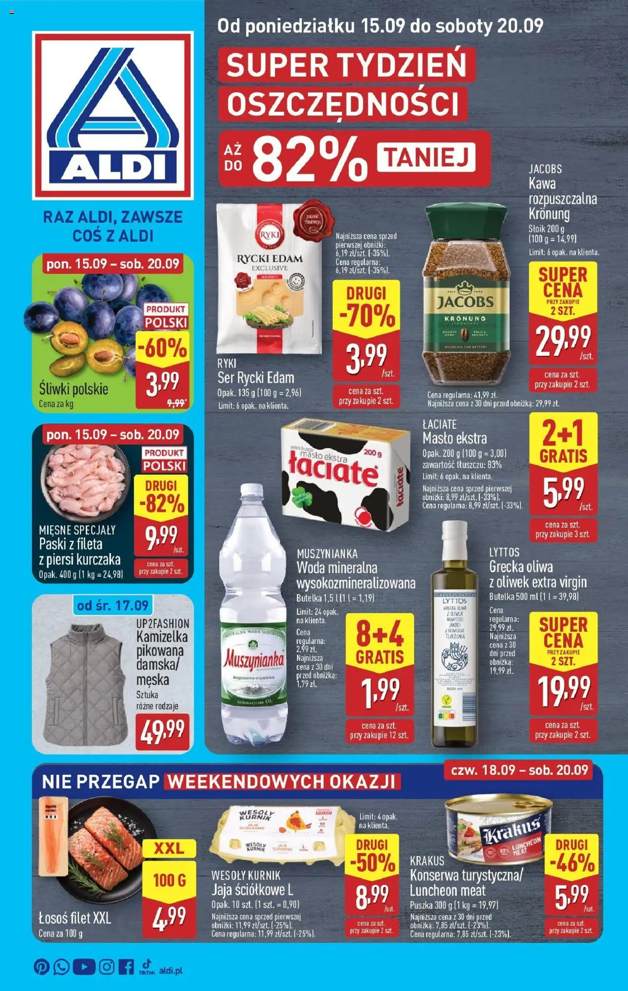 Aldi Super tydzień w ALDI od 15.09 od 14.09.2025 - Nowa Gazetka - Numer strony 1