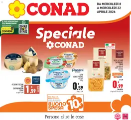 Anteprima dell'opuscolo Conad volantino Piemonte dal negozio Conad valido da 08/04/2026