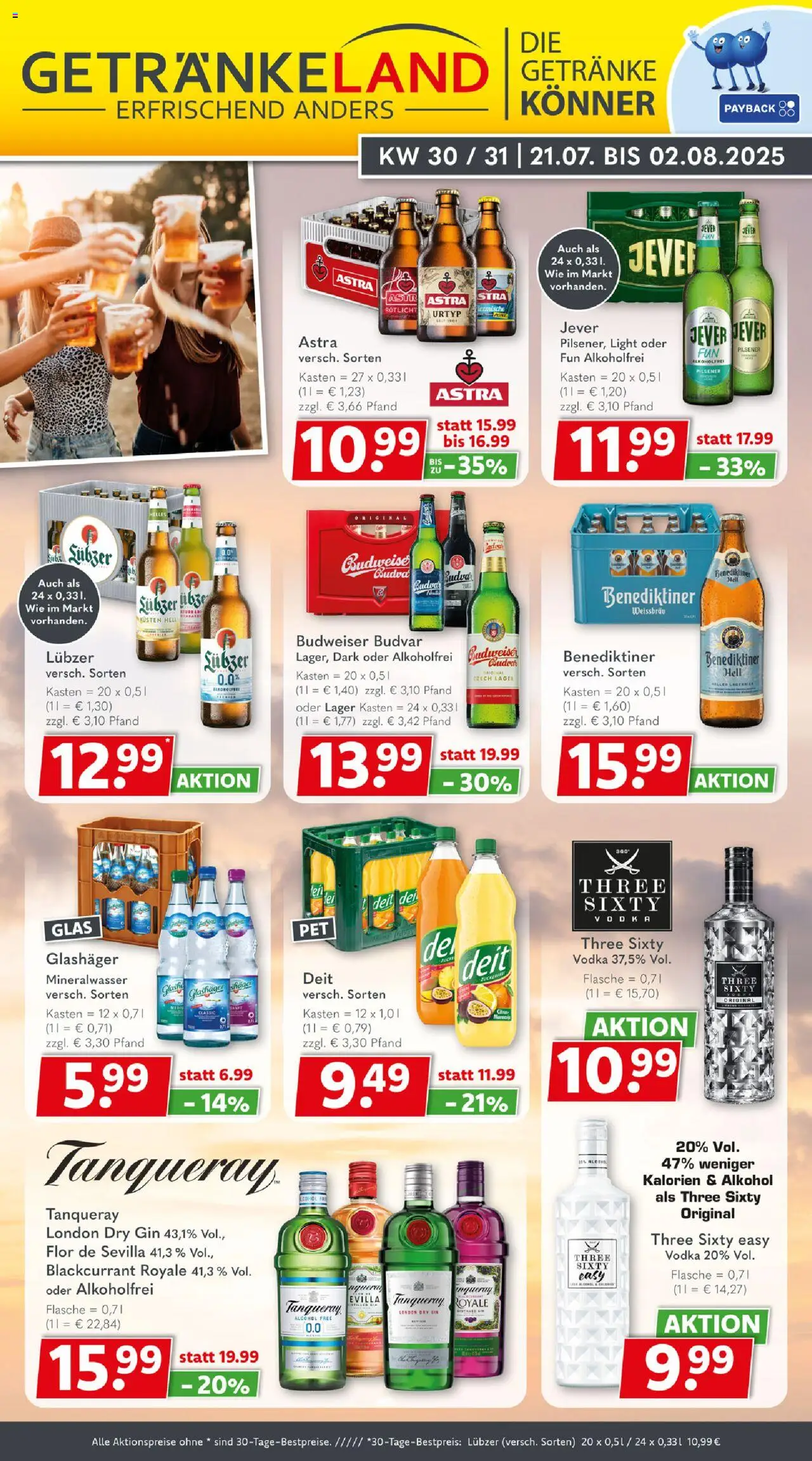 Getränkeland Prospekt (vom 21.07.2025 - 02.08.2025)