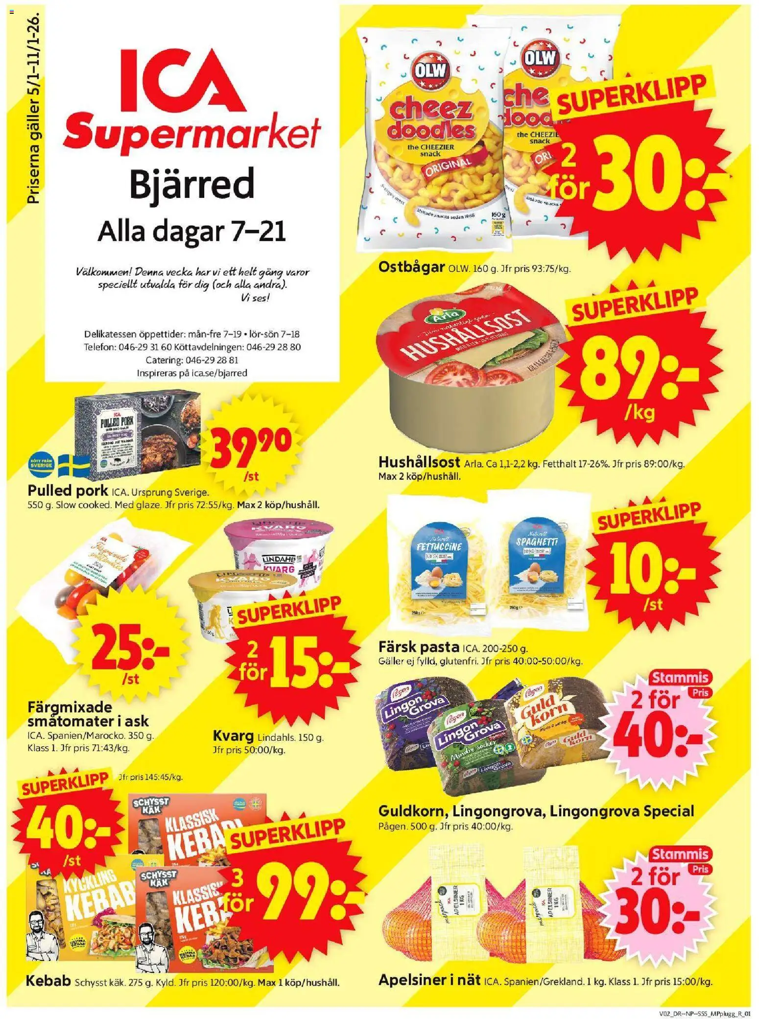 Förhandsgranska reklamblad Bjärred från butik ICA Supermarket gäller från 05/01/2026