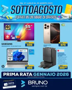 Anteprima dell'opuscolo Volantino Sottoagosto dal negozio BRUNO valido da 31/07/2025