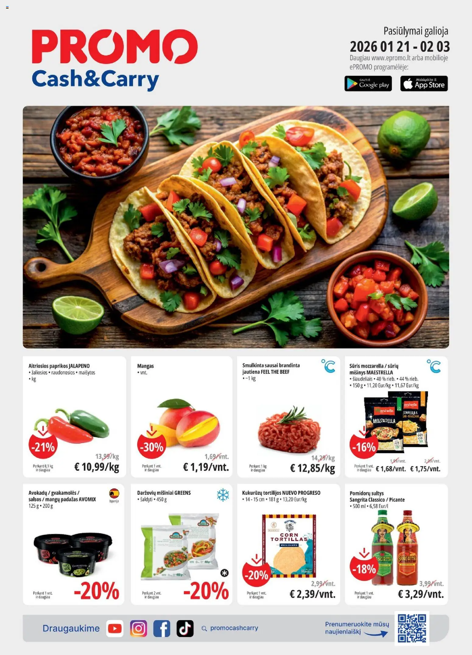 ePromo parduotuvės leidinio Leidinys galiojančio nuo 2026.01.21 peržiūra