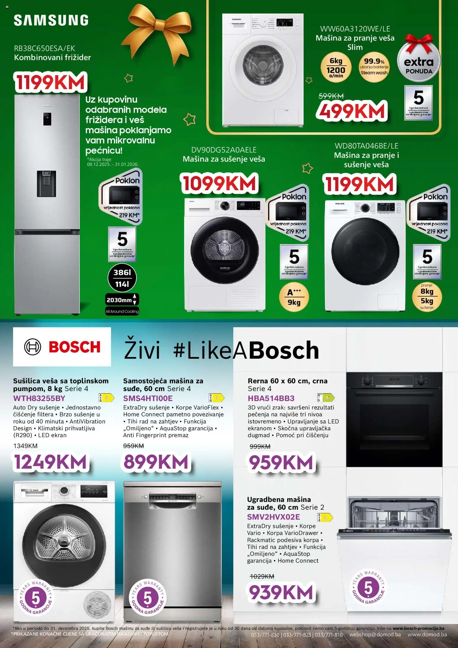 Pregled letka Katalog trgovine Domod vrijedi od 2025.12.01