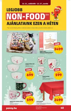 PENNY - Akciós újság PENNY megtekintése, amely érvényes 2025.12.11.-től | Oldal: 44