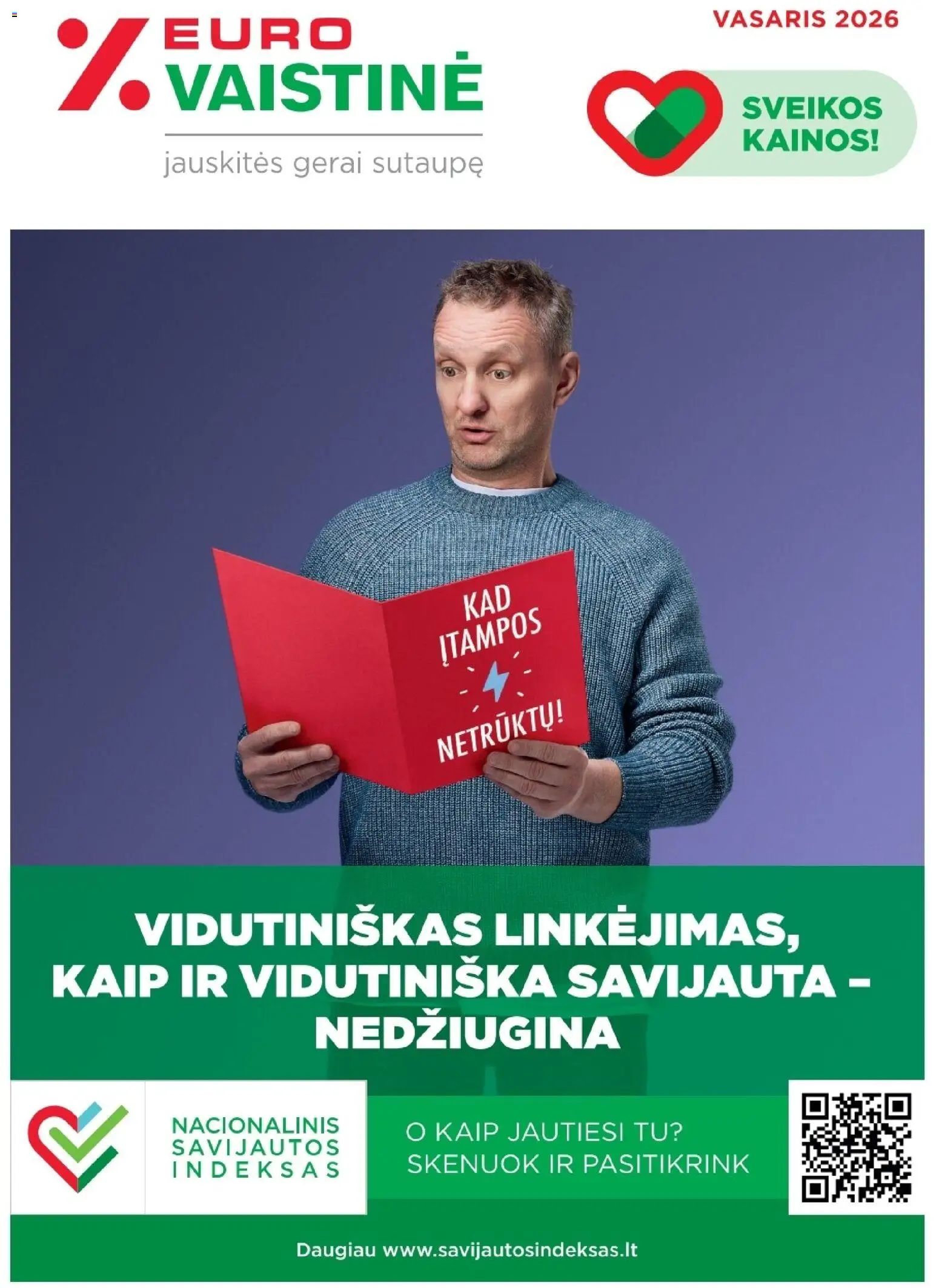 EUROVAISTINĖ parduotuvės leidinio Leidinys galiojančio nuo 2026.01.31 peržiūra