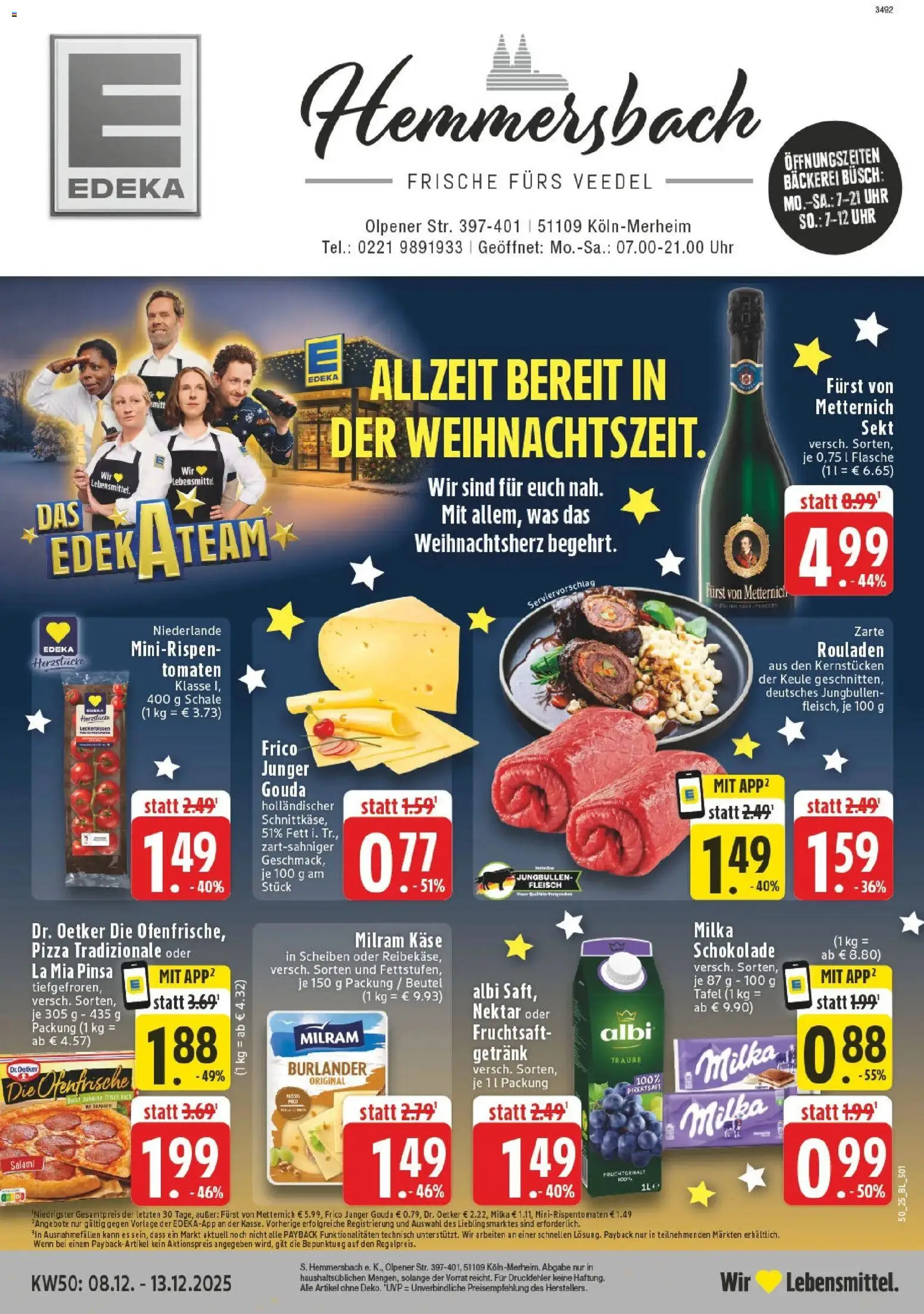 Vorschau von dem Prospekt des Geschäftes Edeka, gültig ab dem 07.12.2025