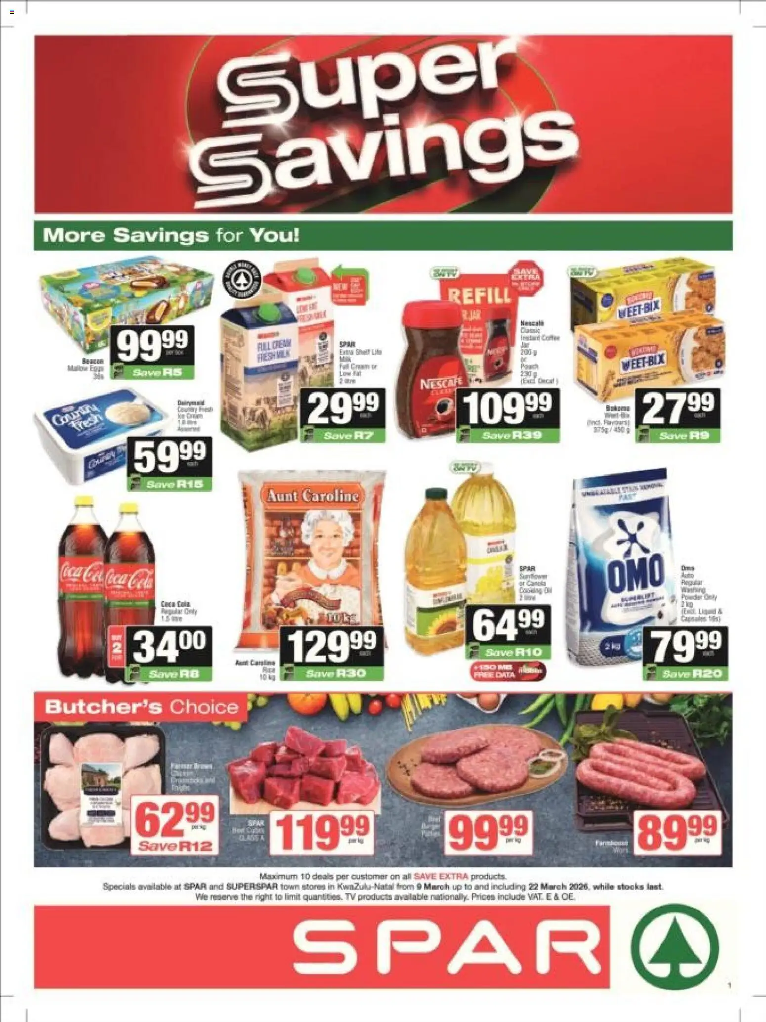 Preview of Superspar flyer valid from 09/03/2026