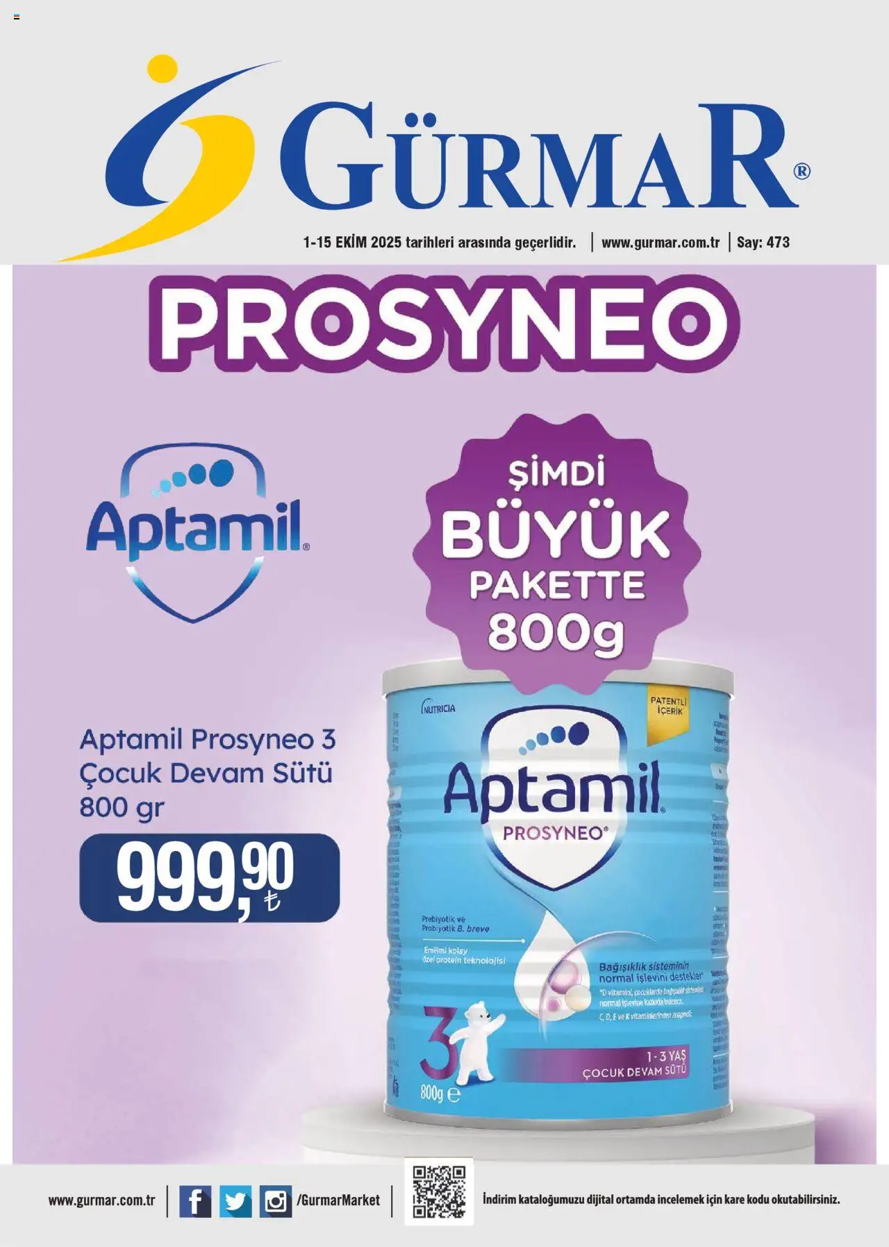 Gürmar Katalog (01 - 15 Ekim 2025) - Sayfa numarası 1