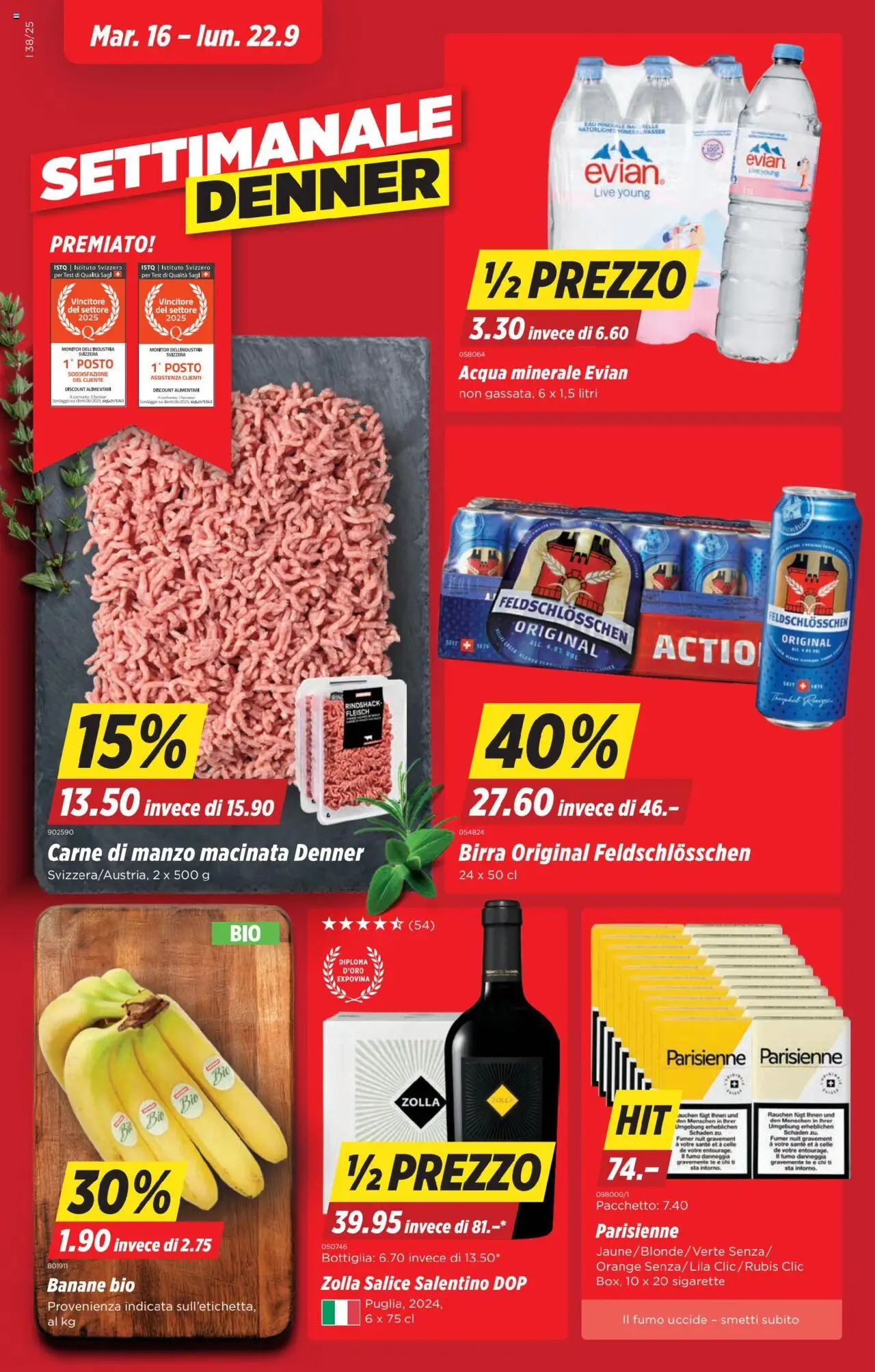 Denner Aktionen IT ab 16.09.2025 - Seitennummer 1