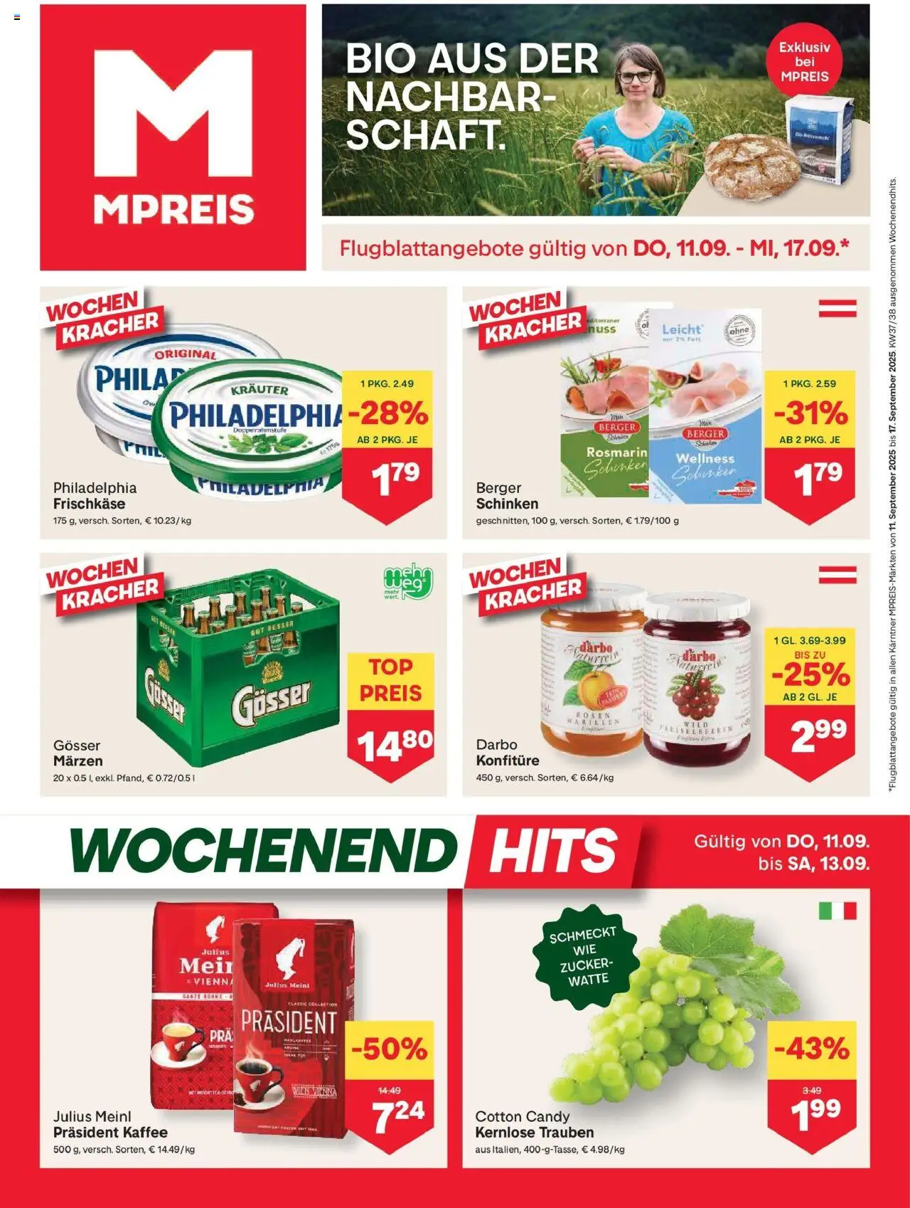  MPREIS Velden ab (11.09.2025 - 17.09.2025) - Seite 1