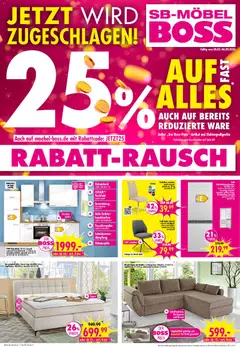 Vorschau von dem Prospekt des Geschäftes SB Möbel Boss, gültig ab dem 28.02.2026
