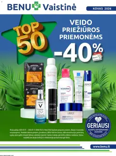 BENU parduotuvės leidinio BENU leidinys galiojančio nuo 2026.03.01 peržiūra