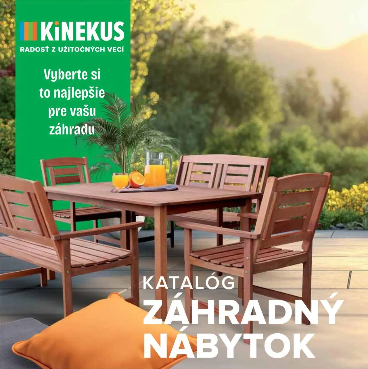Kinekus Katalóg záhradný nábytok (od stredy 14.05.2025) - Akčná ponuka - Nábytok, Záhradný nábytok
