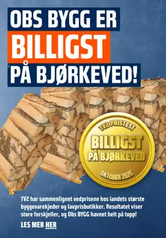 Forhåndsvis Kundeavis fra butikk Obs Bygg gyldig fra 26/10/2025 | Side: 21