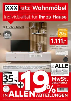 Vorschau von dem Prospekt des Geschäftes XXXL Lutz, gültig ab dem 08.02.2026