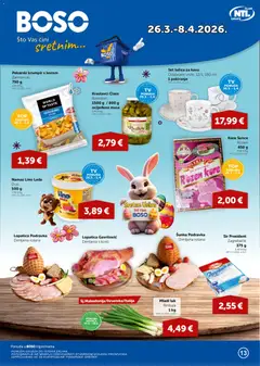 Pregled letka Boso Katalog trgovine Boso vrijedi od 26.03.2026